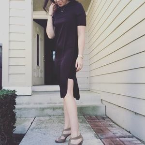 H&M Black Midi Dress